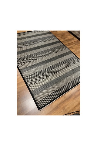 Hattuşa Ht-10 Siyah-beyaz Halı