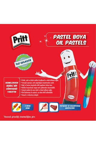 Pastel Boya Çantalı 24'lü 1048064 Renkli