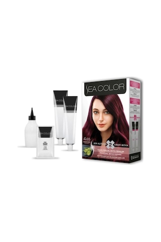 Sea Color 4.65 Saç Boyası Şarap Kızılı 2 x 100 ML