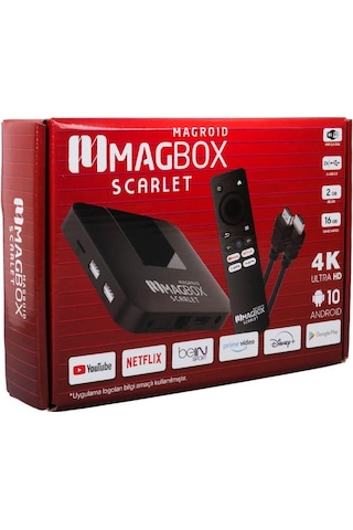 Magbox Magroid Scarlet 16 Gb Hdd 2 Gb Ram 2.4g H313 Cpu Android Tv Box