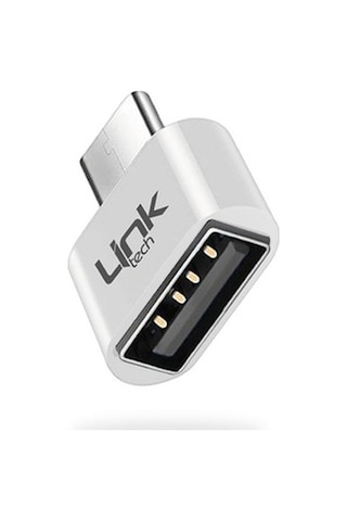 Linktech O192 Usb - Type-C Dönüştürücü Otg Metal Adaptör