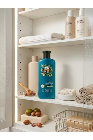 Saçlarınız İçin Sıvı Altın Mucizesi: Argan Yağlı Onarıcı Bakım Herbal Essences Onarıcı Argan Yağı Şampuanı 250 Ml Tüm Saçlar