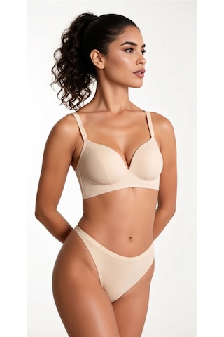 Skin Verse Dolgusuz Balensiz Toparlayıcı Sütyen 3'lü Set Çok Renkli