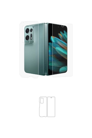 Oppo Find N2 Arka Ve Yan Koruyucu Poliüretan Film