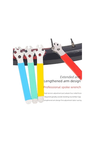 Aubyhe Dağ Bisikleti Teli Ayarlama Aracı - Profesyonel Çelik Telli Çember Düzenleme, Korrigüleme Ve Renkli Teli Kapağı Montaj Aleti Yeşil