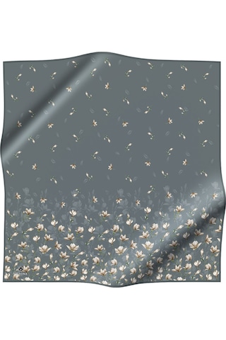 Twill İpek Eşarp Koyu Mint Yeşili