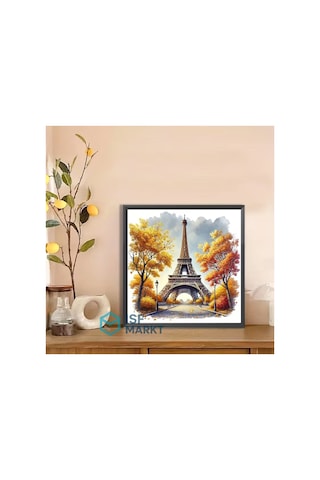 Elmas Boyama Seti- Paris Eyfel Kulesi Sonbahar -dıy 30x40cm