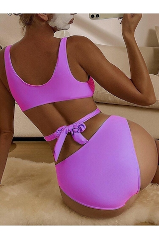 Deep Beach Cut Out Halkalı Mayokini Db200725m 001