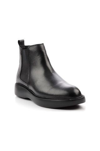 Siyah Hakiki Deri Erkek Bot & Bootie E02401020640 Siyah