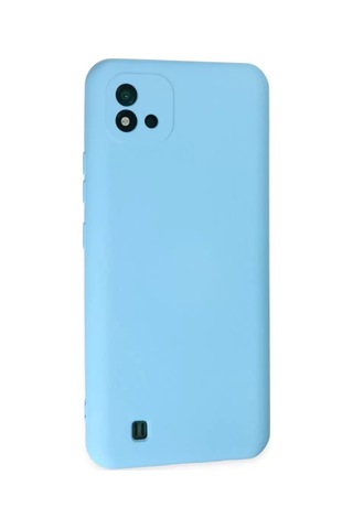 Newface Realme C11 2021 Kılıf Nano İçi Kadife Silikon - Mavi Belirtilmemiş
