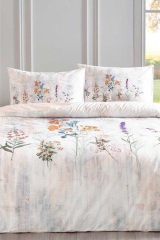 Özdilek Floraison New Çift Kişilik Nevresim Takımı Somon