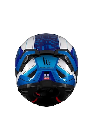 Mt Helmets Thunder 4 Sv Freeway A17 Kapalı Kask Mavi - Beyaz