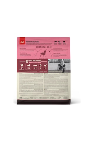 Orijen Small Breed Küçük Irk Yavru ve Yetişkin Köpek Maması 1800 G