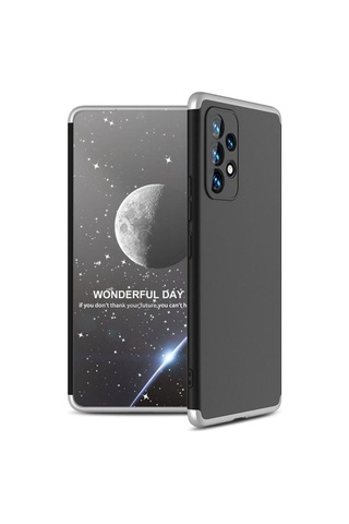 Galaxy Uyumlu A53 5g Kılıf Zore Ays Kapak Siyah-Gri