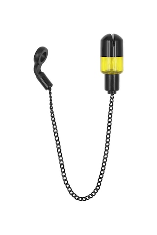 Shineyee Gece Balıkçılığı Işık Olmadan Flüoresan Çubuklu Plastik Ve Metal Zayıf Işıkta Kullanım Kolay Bağlanabilir Balık Alarmı Sallayıcı Sarı