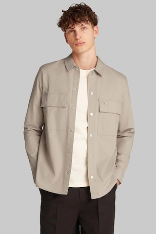 Calvin Klein Erkek Gömlek-j30j327584 Gri