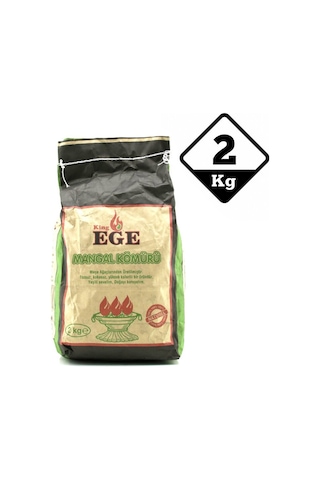 King Ege Mangal Kömürü 2 Kg - Çıra Hediyeli- 12'li Paket