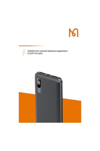 Mcdodo MC-4351 20000 Mah Çift Usb Çıkışlı Powerbank