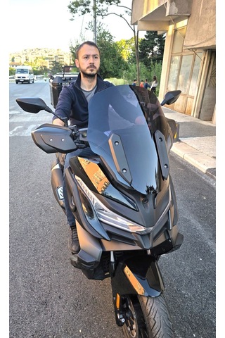 Motocam Voge Sr4 Ön Cam 2022-2026 Model 54cm Siyah Renkli 4mm