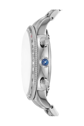 Fossil Fle1209set Shelby X Fossil Grand Tourer Limited-edition Erkek Kol Saati Ve Yedek Kordon Metalik Gri