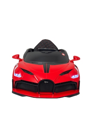 Bugatti 12 Volt Uzaktan Kumandalı Akülü Araba Hızlı Motor Gt Kırmızı