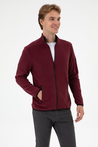 U.S. Polo Assn. U.s. Polo Assn. Erkek Plum Hırka Örme 50313779-vr177 New Plum