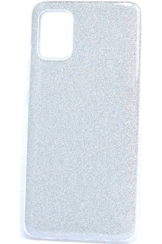 Samsung Uyumlu Galaxy A71 Kılıf Zore Shining Silikon Gri