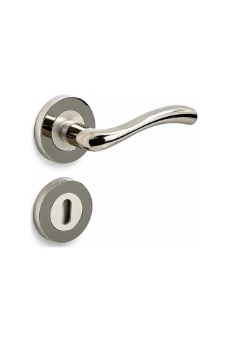 Sese Deniz Modeli Kapı Kolu Nikel Saten 200-101r-21/53
