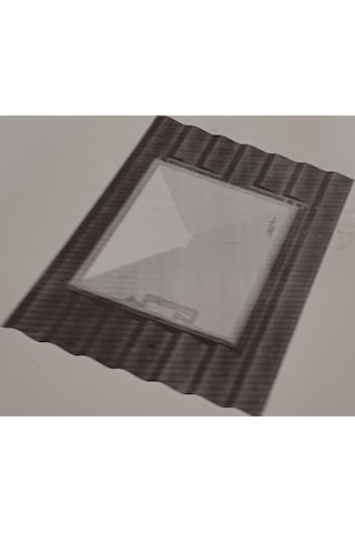 Onduline Çatı Çıkış Kapağı Şeffaf 67cm 83cm