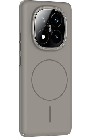 Redmi Note 14 Pro Plus Uyumlu Kılıf Magsafe Şarj Özellikli Zore Ruby Silikon Kapak - Lacivert Lacivert