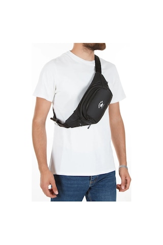 Tuldar Deri Usb Kulaklık Çıkışlı Crossbody Çapraz Göğüs Omuz Ve Bel Çantası Tul360 Siyah - Beyaz