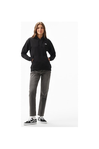 Vans Flyıng V Bff Kadın Siyah Sweatshirt Düz Vn00046yblk1 Siyah