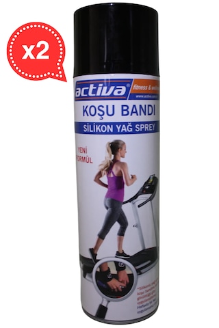 Koşu Bandı Yağı - Silikon Sprey - 500 Ml 2 Adet
