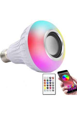 Bluetooth Hoparlör Akıllı Led Ampul Lamba 5264 Diğer