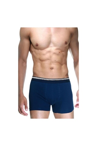 Berrak Iç Giyim 1097 Pamuklu Likralı Boxer Külot Don 3 Lü Paket