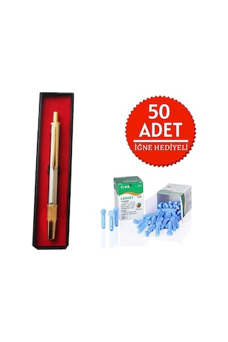 Kalemi Kolay Kullanım Yüz Cilt Vücut Için Metal Kalem 50 Adet Iğne Hediye