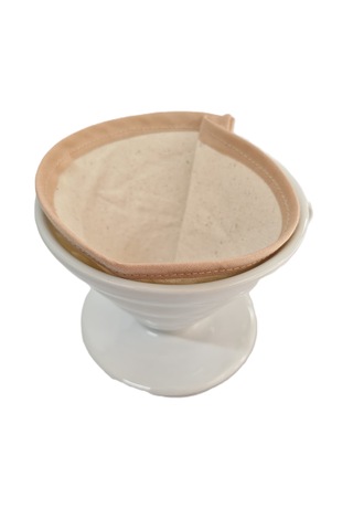 V60 -02 Kahve Filtre Kağıdı Bez %100 Doğal Natural