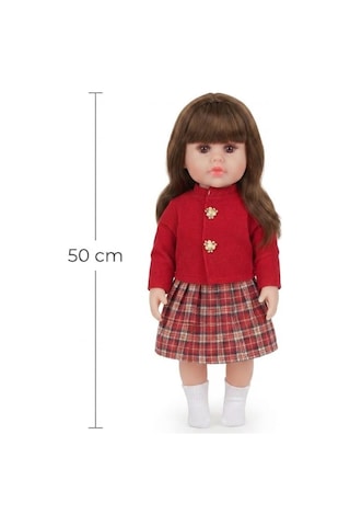 Emzikli Sevimli %100 Et Bebek - 50 Cm Konuşan Gerçekçi Oyun Arkadaşı İnteraktif Eğitici Oyuncak 68849513