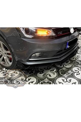 Vw Passat B7 Uyumlu Ön Lip 3 Parça Kanatlı Lip