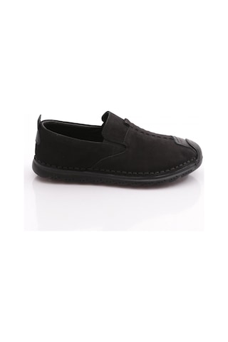 Dgn 9861 Erkek Comfort Ayakkabi Siyah Nubuk Siyah