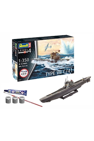 Revell Starter Kit Gemi German Submarine Type Vıı C/41 75154