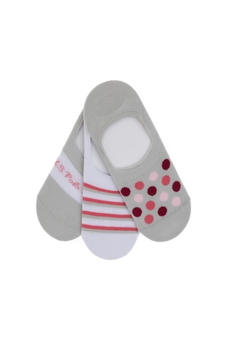 U.S. Polo Assn. Kadın 3'lü Babet Çorabı 50311369-VR086