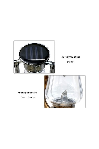 Besthome1 Güneş Enerjili Bahçe Lambası - 4 Renk, 10.000 Saat Ömür, Ip44 Su Geçirmez