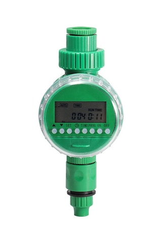 Mufunye Yeşil Otomatik Sulama Kontrol Cihazı - Zamanlayıcı, İngilizce Desteği, Pil Dahil Değil