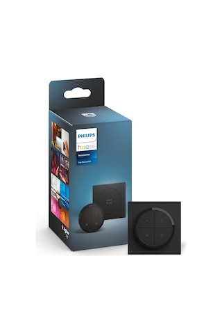 Philips Hue Tap Dial Switch Döner Anahtar, Siyah, Hue Uygulaması