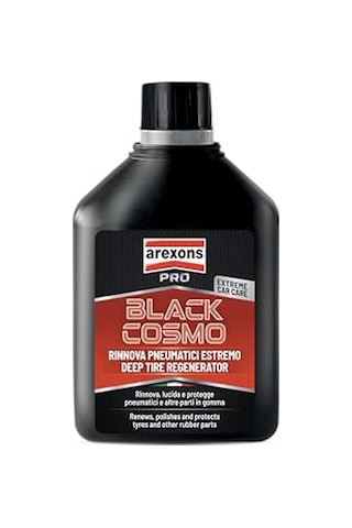 Car Care Pro Black Cosmo - Extreme Lastik, Lastikleri Ve Kauçuk Parçalarını Yeniler, Cilalar Ve Muhafaza Eder, Yağs