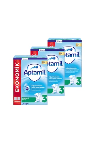 Aptamil 3 Devam Sütü 1200 G 3 Adet