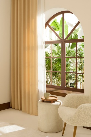 Kaşmir Home Holly Ada Fon Perde Açık Bej 150x270 Cm Açık Bej