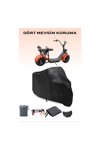 Siyah Elektrikli İki Tekerlekli Motosiklet Volta Yide Se03 Uyumlu Motor Brandası, Tam Koruma