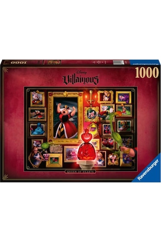 Ravensburger Villainous The Queen Of Hearts 1000 Parça Puzzle 150